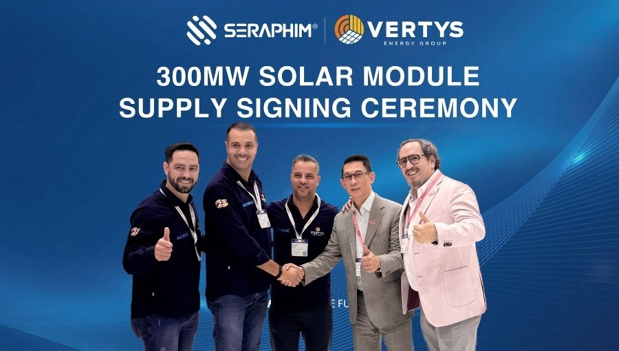 Seraphim Signs Landmark 300MW Distribution Agreement with Vertys Energy Group in Brazil