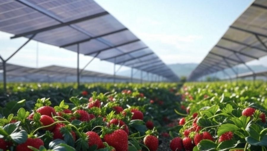 Solar Energy in Strawberry Fields: The Future of Agrivoltaics