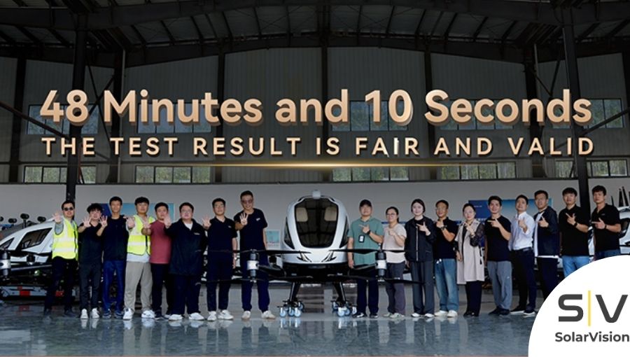 World's First Pilotless Passenger Aircraft with Solid State Battery Completes 48 Minute Flight Test
