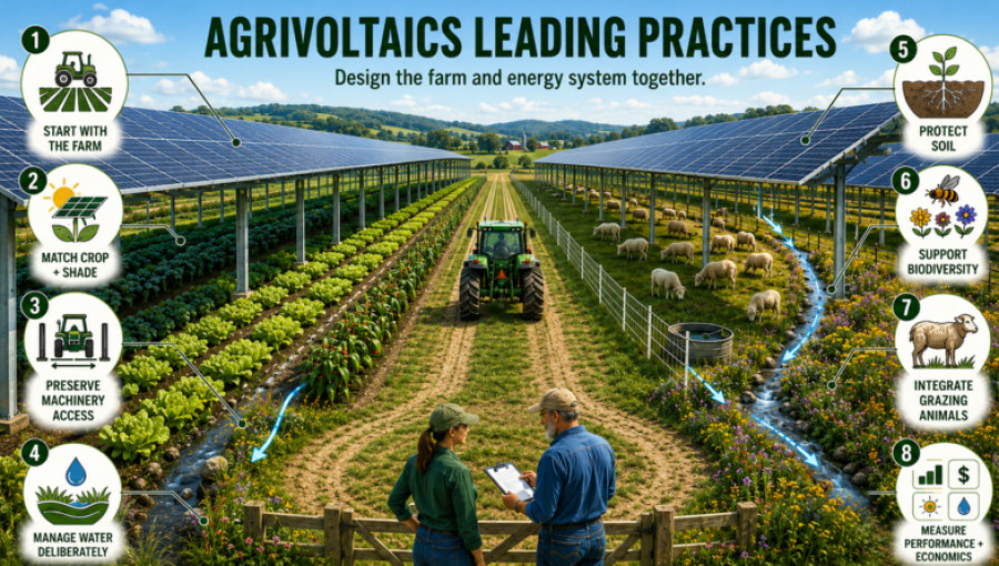 Agrivoltaics Success Requires Prioritizing Agricultural Needs Over Optics