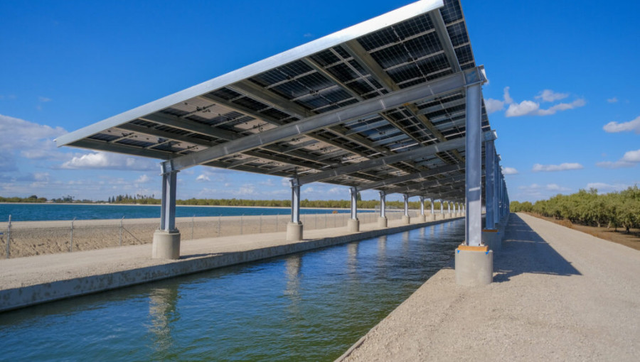 California Solar Canals Save Water And Generate Power
