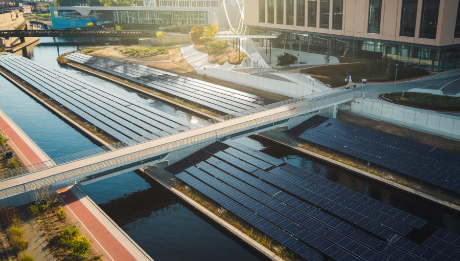 California Unveils First Solar-Covered Canal Project