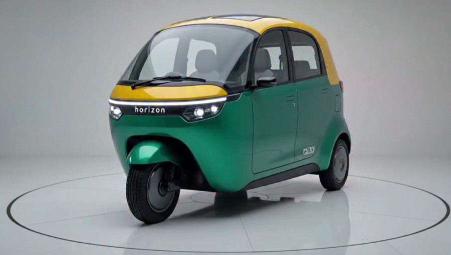 Carbon Noir Reimagines Iconic Auto Rickshaw As Electric Vehicle