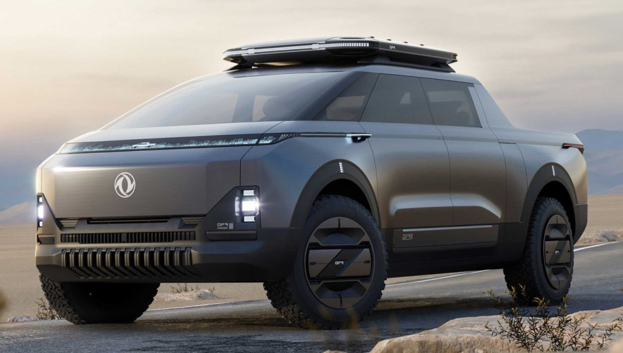 Dongfeng Motors Reveals Versatile E-Truck with Solar Power