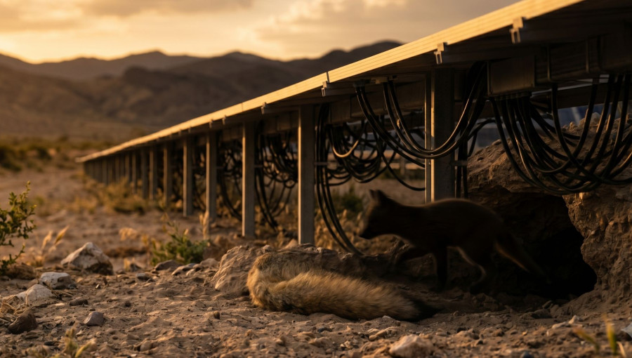 Endangered Foxes Find Unexpected Sanctuary At Solar Farm
