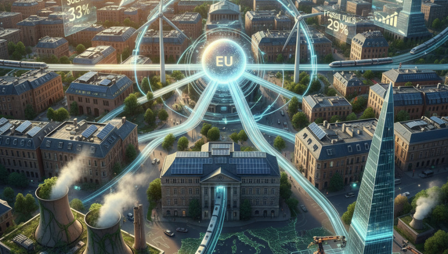 EU Solar And Wind Overtake Fossil Fuels
