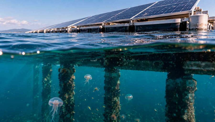 Floating Solar Arrays Require Careful Management Of Marine Ecosystems