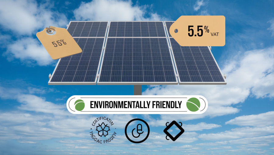 France Introduces Low VAT for Eco-Friendly Solar Panels