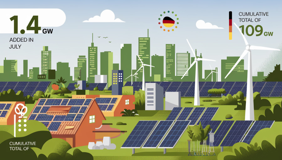 Germanys Solar Capacity Grows Amidst Yearly Decline