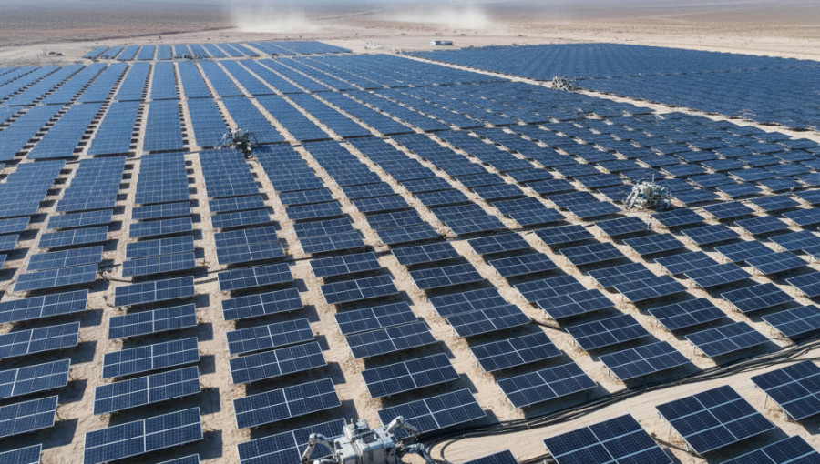 Global Solar Development Shifts Toward Massive Gigawatt Scale Projects