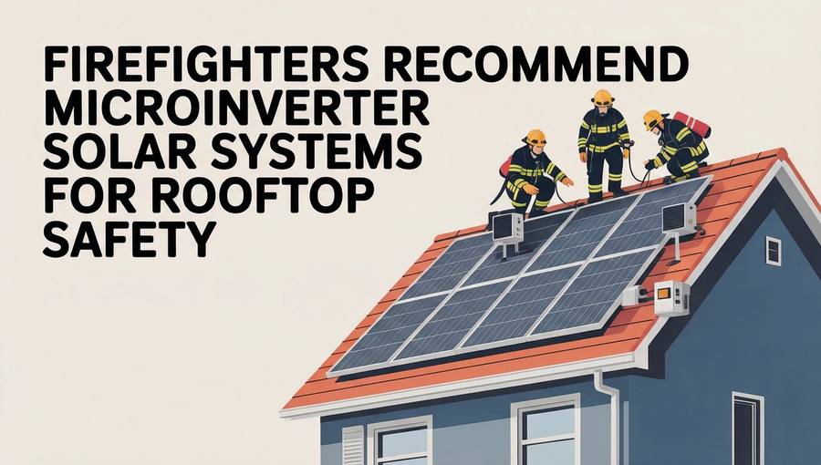 Firefighters Recommend Microinverter Solar Systems For Rooftop Safety