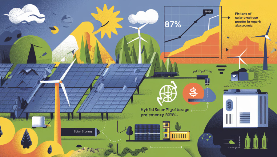 Hybrid Solar-Plus-Storage Projects Rise Amid PPA Decline