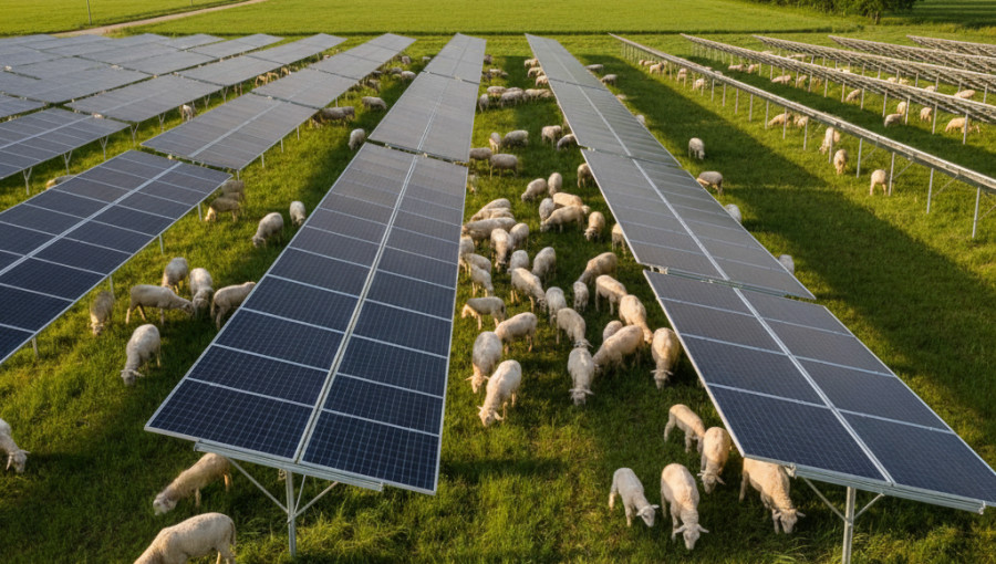 Illinois Farmers Integrate Sheep Grazing With Utility Scale Solar