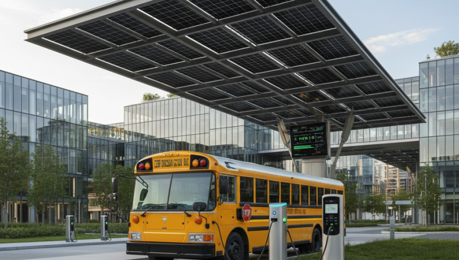 Massachusetts School Buses Power Grid With Bidirectional Charging
