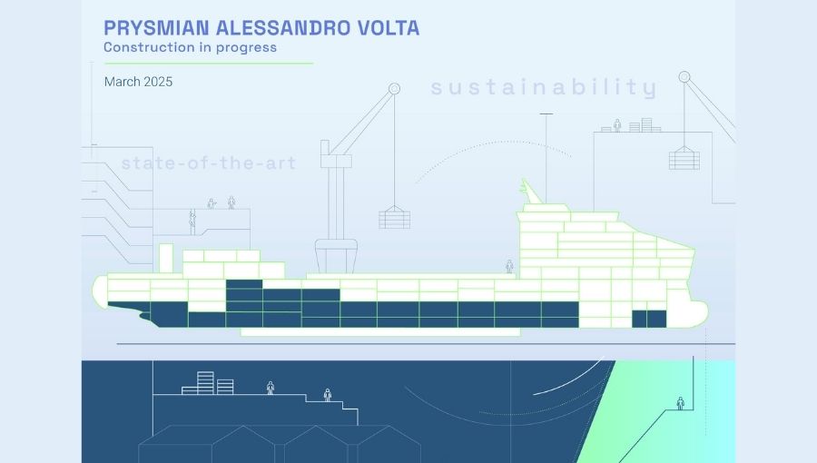 Prysmian Expands Cable-Laying Fleet With Innovative Vessel Alessandro Volta