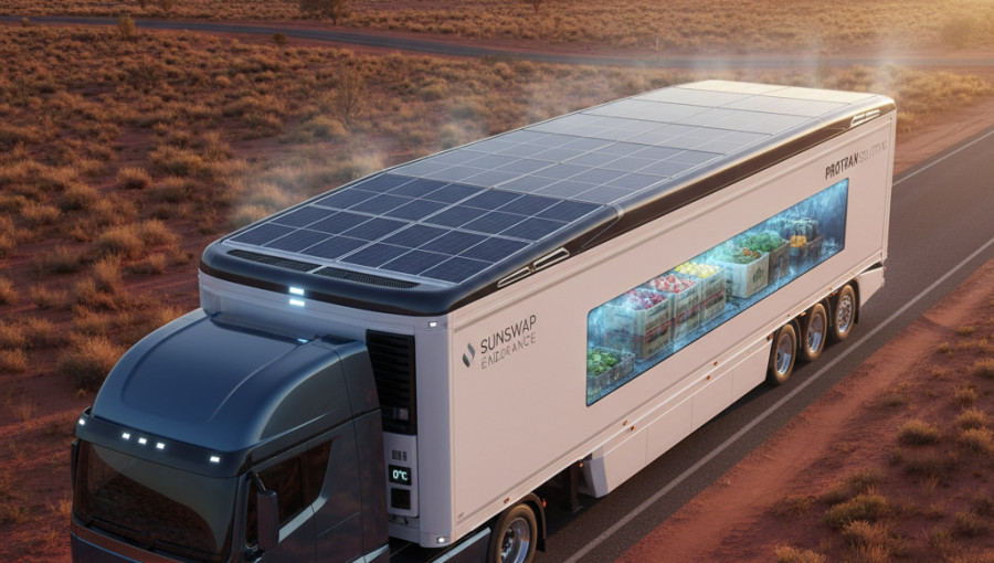 Sunswap Solar Powered Refrigerated Trailer Completes Australian Trial